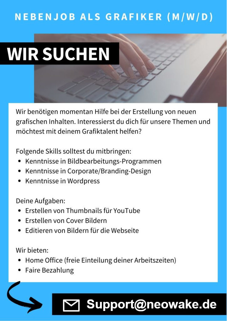 Nebenjob Grafiker