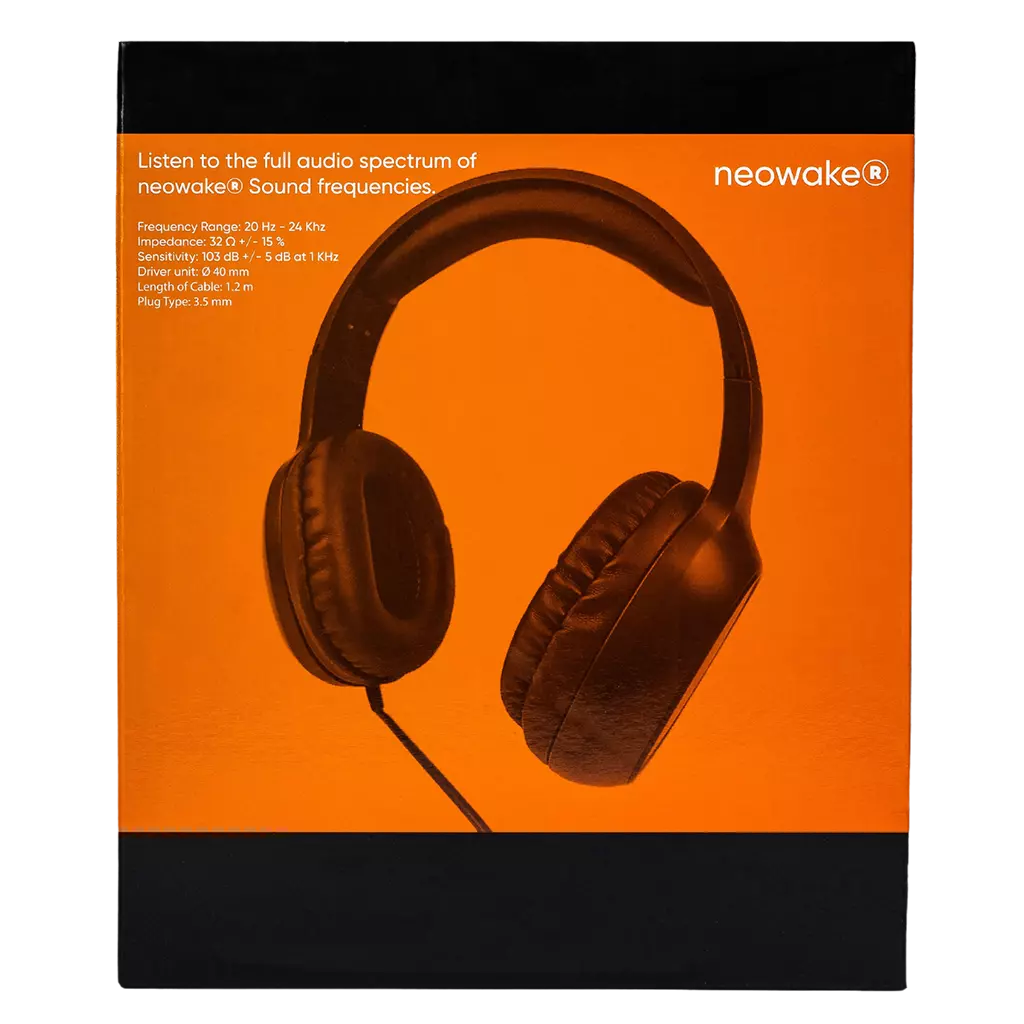 neowake® Kopfhörer Box Rücken