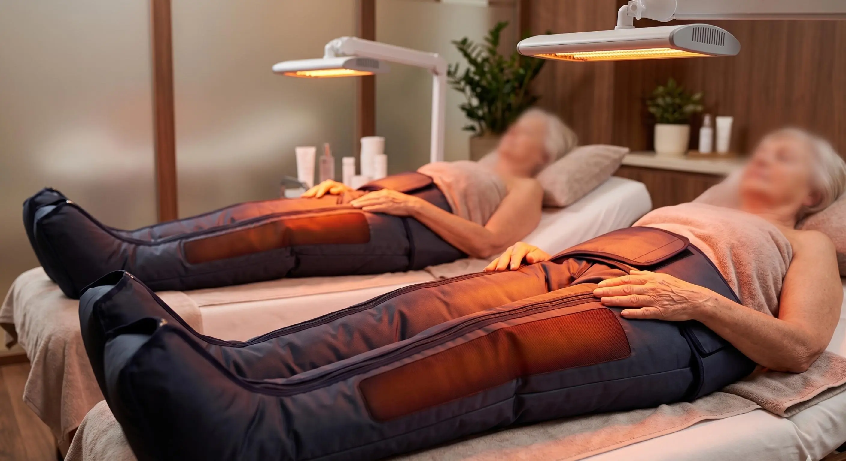 Symbolbild: Infrarot - Wärmebild-Optik oder Illustration von geweiteten Kapillaren/Durchblutung.